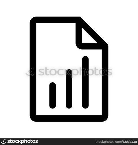 profit report, icon on isolated background