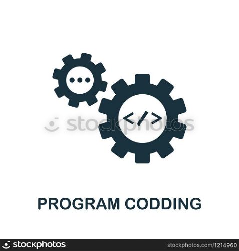 Program Coding icon. Creative element design from programmer icons collection. Pixel perfect Program Coding icon for web design, apps, software, print usage.. Program Coding icon. Creative element design from programmer icons collection. Pixel perfect Program Coding icon for web design, apps, software, print usage