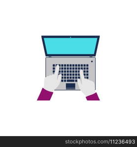 Programming and coding, development Icon Vector. Flat color symbol. Programming and coding, development Icon Vector