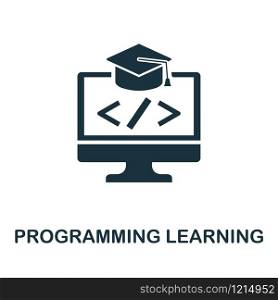 Programming Learning icon. Creative element design from programmer icons collection. Pixel perfect Programming Learning icon for web design, apps, software, print usage.. Programming Learning icon. Creative element design from programmer icons collection. Pixel perfect Programming Learning icon for web design, apps, software, print usage