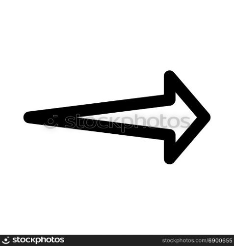 progress arrow, icon on isolated background