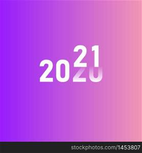 Progress bar 2020 vector illustration, calendar background.