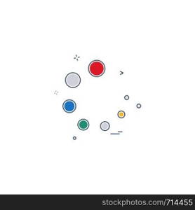 Progress icon design vector 