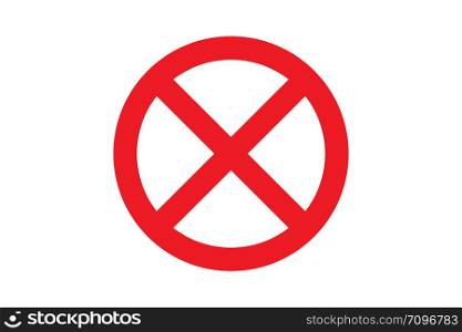 Prohibition no symbol, Sign ban vector illustration EPS10. Prohibition no symbol, Sign ban vector illustration