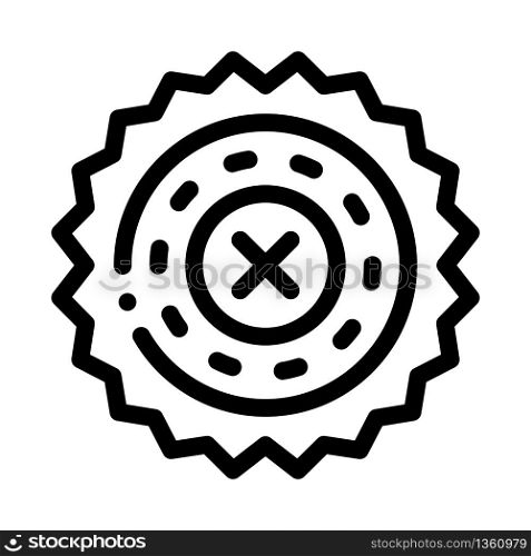 prohibition of proceedings icon vector. prohibition of proceedings sign. isolated contour symbol illustration. prohibition of proceedings icon vector outline illustration
