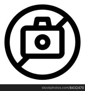 Prohibition on the use of photographic devices.