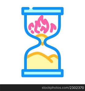 project deadline color icon vector. project deadline sign. isolated symbol illustration. project deadline color icon vector illustration