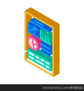 project folder isometric icon vector. project folder sign. isolated symbol illustration. project folder isometric icon vector illustration