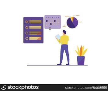 Project Manager Flat Design
