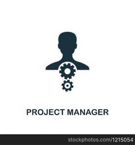 Project Manager icon. Creative element design from risk management icons collection. Pixel perfect Project Manager icon for web design, apps, software, print usage.. Project Manager icon. Creative element design from risk management icons collection. Pixel perfect Project Manager icon for web design, apps, software, print usage