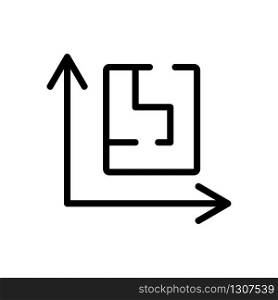 project repair icon vector. project repair sign. isolated contour symbol illustration. project repair icon vector outline illustration