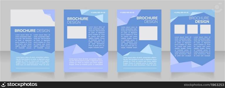 Promoting tutor service blank brochure layout design. Tutoring job. Vertical poster template set with empty copy space for text. Premade corporate reports collection. Editable flyer paper pages. Promoting tutor service blank brochure layout design