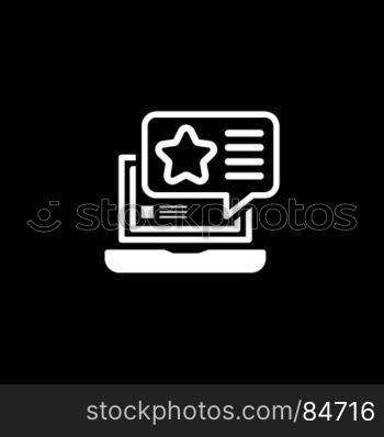 Promotion Icon. Flat Design.. Promotion Icon. Flat Design. Isolated Illustration. App Symbol or UI element. Laptop and Web Page with Popup Offer.