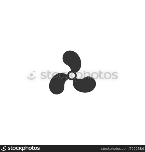 Propeller icon logo flat design template vector