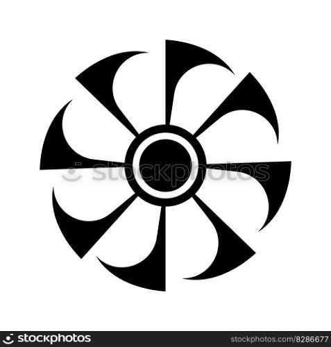 propeller icon vector illustration symbol design