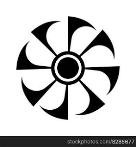 propeller icon vector illustration symbol design