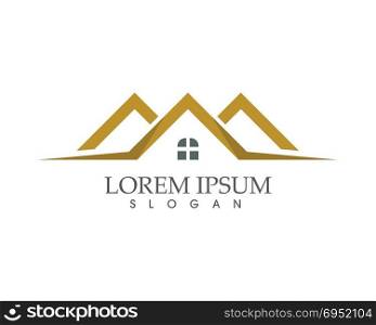 Property and Construction Logo design for business corporate sign..