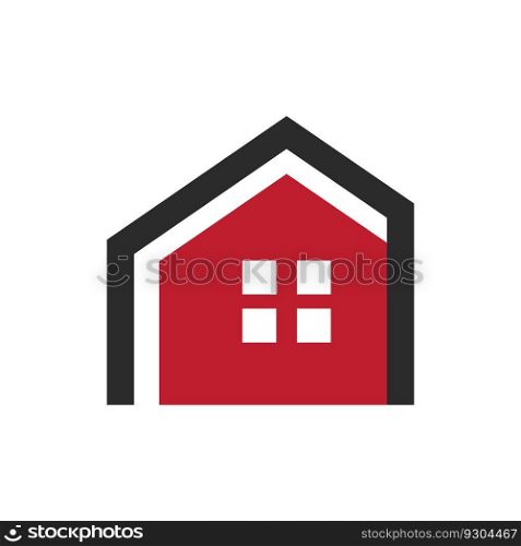 Property and construction logo icon flat design