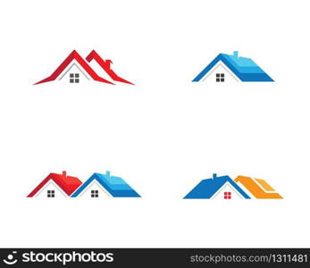 Property logo template vector icon illustration design