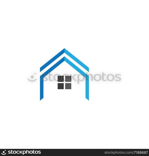 Property logo template vector icon illustration design