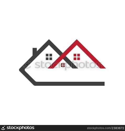 Property logo vector real estate template illustration