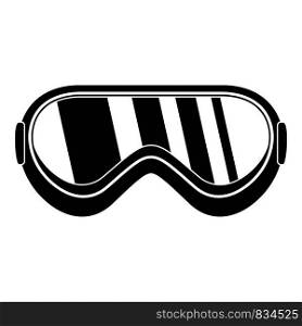 Protect goggles icon. Simple illustration of protect goggles vector icon for web design isolated on white background. Protect goggles icon, simple style
