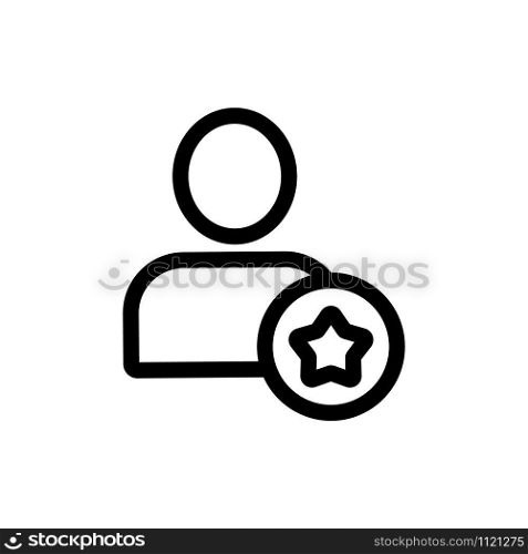 Protect the account icon vector. A thin line sign. Isolated contour symbol illustration. Protect the account icon vector. Isolated contour symbol illustration