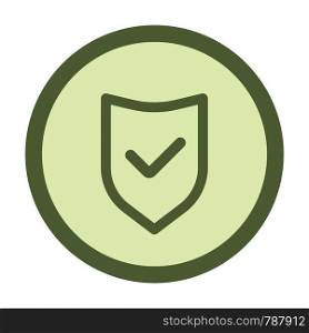 protection active circle icon