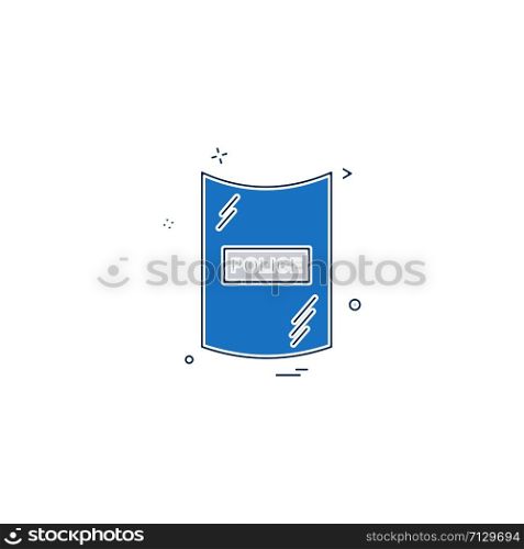 protection safety security shield icon vector design