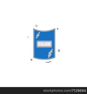 protection safety security shield icon vector design