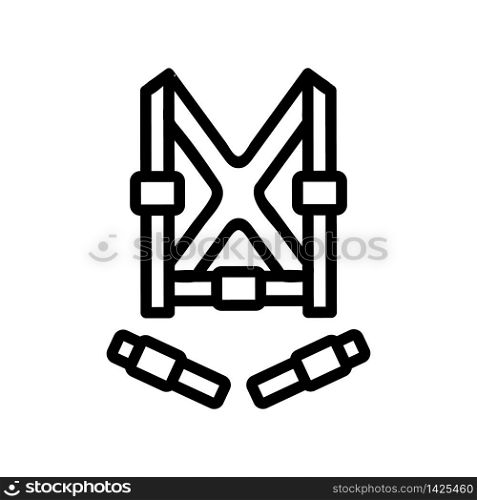 protective equipment icon vector outline illustration. protective equipment icon vector illustration