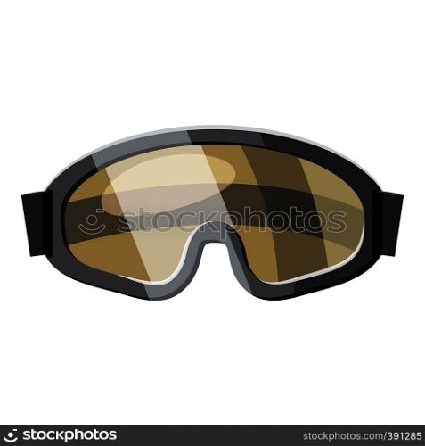 Protective goggles for paintball icon. Cartoon illustration of protective goggles for paintball vector icon for web. Protective goggles for paintball icon