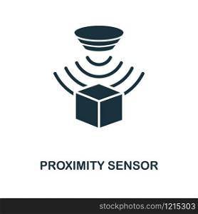 Proximity Sensor icon. Monochrome style design from sensors collection. UX and UI. Pixel perfect proximity sensor icon. For web design, apps, software, printing usage.. Proximity Sensor icon. Monochrome style design from sensors icon collection. UI and UX. Pixel perfect proximity sensor icon. For web design, apps, software, print usage.