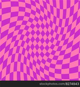 psychedelic geometric pattern with squares. Optical illusion background 60s. psychedelic geometric pattern with squares