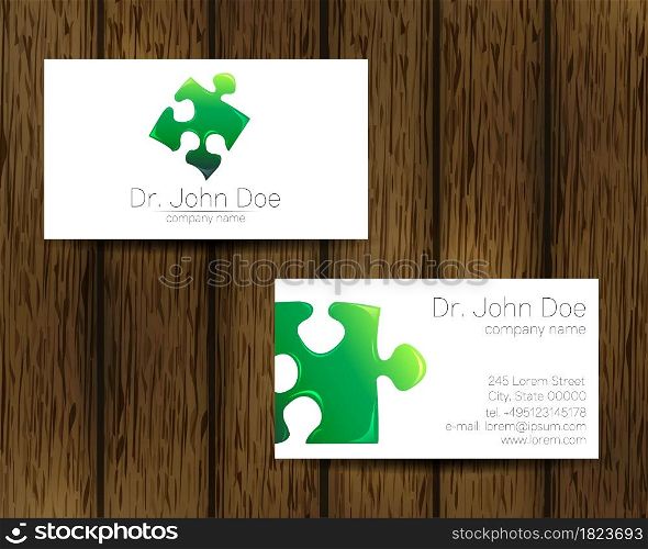 Psychology Vector Business Card Kid Head and Puzzle Modern logo Creative style in Green Color on tree Background. Child Profile Autism Symbol. Silhouette Design concept. Brand company. Psychology Vector Business Card Kid Head and Puzzle Modern logo Creative style in Green Color on tree Background. Child Profile Autism Symbol. Silhouette Design concept. Brand company.