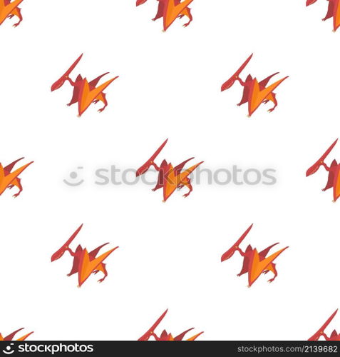 Pterodactyl pattern seamless background texture repeat wallpaper geometric vector. Pterodactyl pattern seamless vector