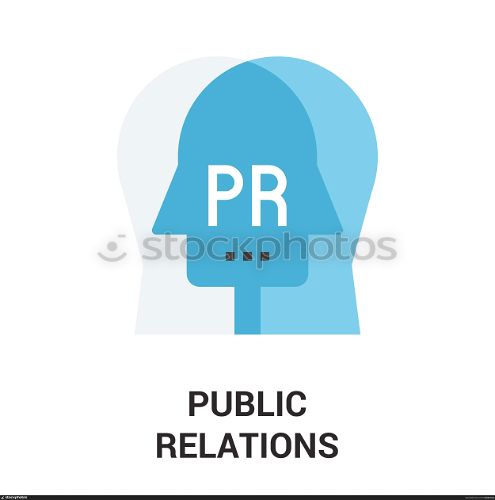 public relations icon. Modern flat vector illustration icon design concept. Icon for mobile and web graphics. Flat symbol, logo creative concept. Simple and clean flat pictogram, 64X64 pixel perfect