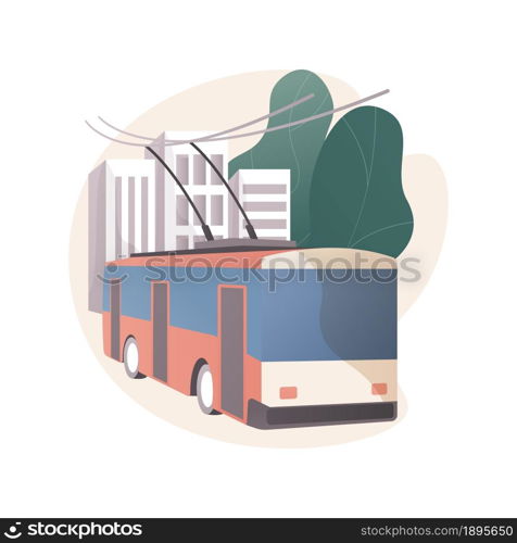 Public transport abstract concept vector illustration. Urban transportation, public access, regional bus system, country transport network, buy ticket, schedule application abstract metaphor.. Public transport abstract concept vector illustration.