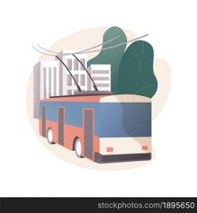 Public transport abstract concept vector illustration. Urban transportation, public access, regional bus system, country transport network, buy ticket, schedule application abstract metaphor.. Public transport abstract concept vector illustration.