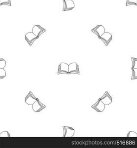 Publication in book pattern seamless vector repeat geometric for any web design. Publication in book pattern seamless vector