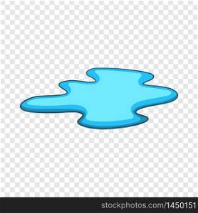Puddle of water icon. Cartoon illustration of puddle of water vector icon for web design. Puddle of water icon, cartoon style