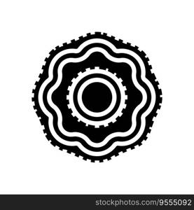 puja thali glyph icon vector. puja thali sign. isolated symbol illustration. puja thali glyph icon vector illustration