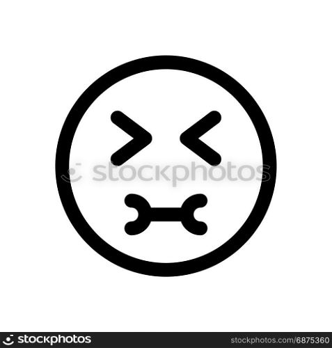 puke emoji, icon on isolated background