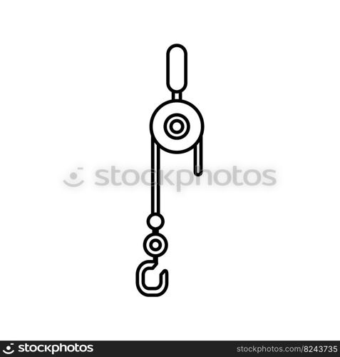 pulley icon logo vector design, this vector image can be used to create company logos and others