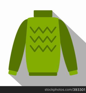 Pullover icon. Flat illustration of pullover vector icon for web. Pullover icon, flat style