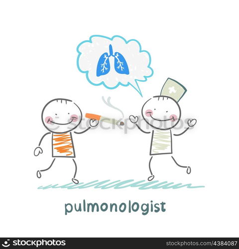 pulmonologist pulmonologist says lung patient who smokes