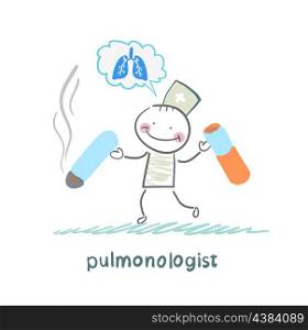 pulmonologist spoils cigarette