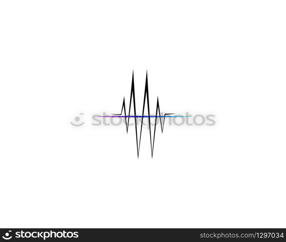 pulse logo vector template