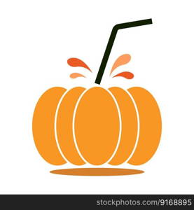 Pumkin logo icon design illustration