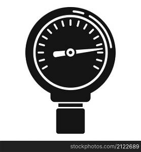 Pump manometer icon simple vector. Gas pressure. Air gauge. Pump manometer icon simple vector. Gas pressure